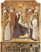 Ambrogio Lorenzetti, Madonna with Angels between St Nicholas and Prophet Elisha